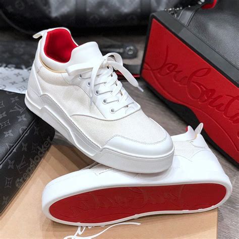 louis vuitton mens red bottom sneakers|Red bottom shoes for men .